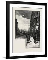 Montreal, Mcgill Street, Canada, Nineteenth Century-null-Framed Giclee Print