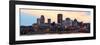 Montreal over River Panorama at Dusk with City Lights and Urban Buildings-Songquan Deng-Framed Photographic Print