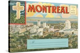 Montreal Post Card Folder-null-Stretched Canvas