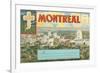 Montreal Post Card Folder-null-Framed Art Print