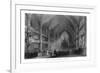 Montreal, Quebec, Canada, Interior View of the Cathedral, Church Scene-Lantern Press-Framed Art Print