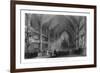 Montreal, Quebec, Canada, Interior View of the Cathedral, Church Scene-Lantern Press-Framed Art Print