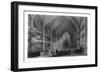 Montreal, Quebec, Canada, Interior View of the Cathedral, Church Scene-Lantern Press-Framed Art Print