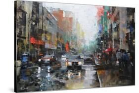 Montreal Rain-Mark Lague-Stretched Canvas