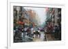 Montreal Rain-Mark Lague-Framed Art Print