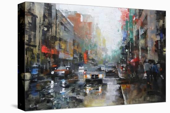 Montreal Rain-Mark Lague-Stretched Canvas