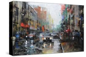 Montreal Rain-Mark Lague-Stretched Canvas