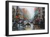 Montreal Rain-Mark Lague-Framed Art Print