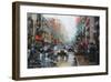 Montreal Rain-Mark Lague-Framed Art Print