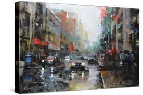 Montreal Rain-Mark Lague-Stretched Canvas