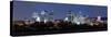 Montreal River Panorama atDusk-null-Stretched Canvas