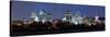 Montreal River Panorama atDusk-null-Stretched Canvas