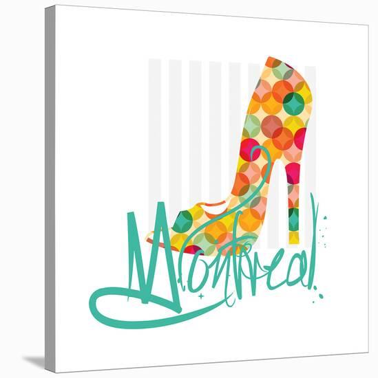 Montreal Shoe-Elle Stewart-Stretched Canvas