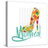Montreal Shoe-Elle Stewart-Stretched Canvas