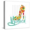 Montreal Shoe-Elle Stewart-Stretched Canvas