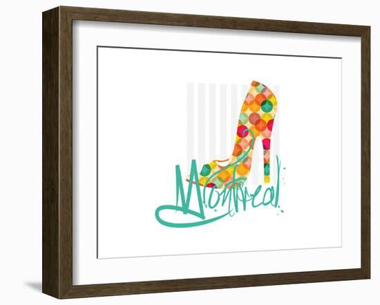 Montreal Shoe-Elle Stewart-Framed Art Print