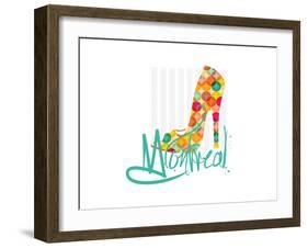 Montreal Shoe-Elle Stewart-Framed Art Print