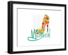 Montreal Shoe-Elle Stewart-Framed Art Print