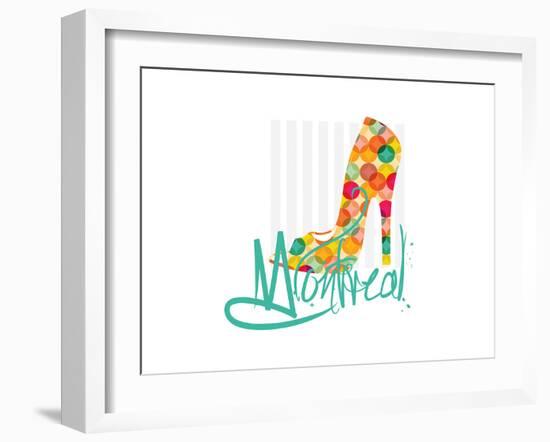 Montreal Shoe-Elle Stewart-Framed Art Print