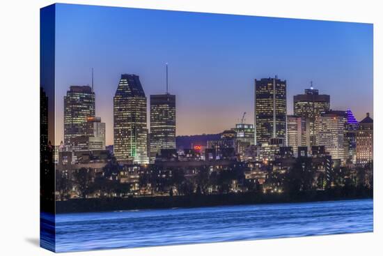 Montreal Skyline-Rob Tilley-Stretched Canvas