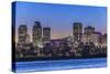 Montreal Skyline-Rob Tilley-Stretched Canvas