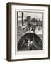 Montreal, Steamer Passing Locks, and Unloading Ships by Electric Light, Canada, Nineteenth Century-null-Framed Giclee Print