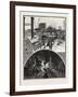 Montreal, Steamer Passing Locks, and Unloading Ships by Electric Light, Canada, Nineteenth Century-null-Framed Giclee Print