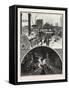 Montreal, Steamer Passing Locks, and Unloading Ships by Electric Light, Canada, Nineteenth Century-null-Framed Stretched Canvas