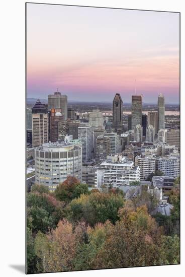 Montreal Sunset-Rob Tilley-Mounted Premium Photographic Print