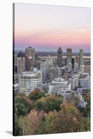 Montreal Sunset-Rob Tilley-Stretched Canvas