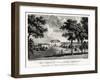Montreal, the Seat of Lord Amherst, 1777-William Watts-Framed Giclee Print