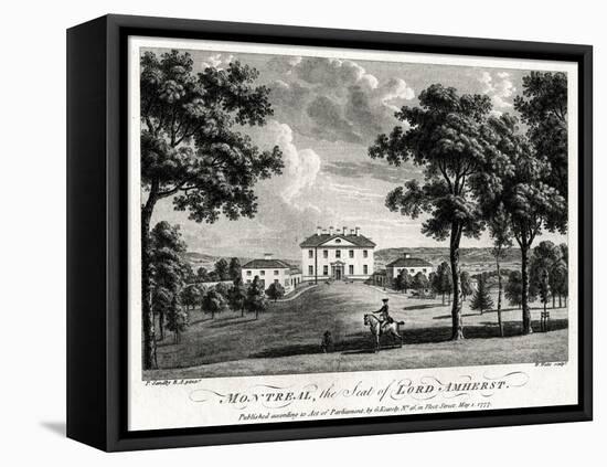 Montreal, the Seat of Lord Amherst, 1777-William Watts-Framed Stretched Canvas