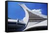 Montreal Tower, Detail from Olympic Stadium-null-Framed Stretched Canvas