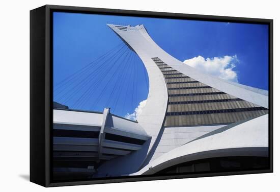 Montreal Tower, Detail from Olympic Stadium-null-Framed Stretched Canvas