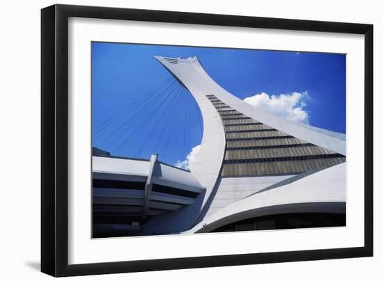 Montreal Tower, Detail from Olympic Stadium-null-Framed Premium Giclee Print