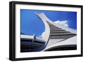 Montreal Tower, Detail from Olympic Stadium-null-Framed Premium Giclee Print