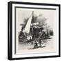 Montreal, Unloading Hay Barges, Canada, Nineteenth Century-null-Framed Giclee Print