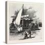 Montreal, Unloading Hay Barges, Canada, Nineteenth Century-null-Stretched Canvas