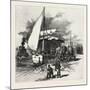 Montreal, Unloading Hay Barges, Canada, Nineteenth Century-null-Mounted Giclee Print