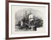 Montreal, Wood Barges, Canada, Nineteenth Century-null-Framed Giclee Print