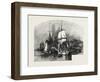 Montreal, Wood Barges, Canada, Nineteenth Century-null-Framed Giclee Print