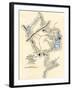 Montresor's Map of Inland Maine, Used for Arnold's March to Quebec, 1775-null-Framed Giclee Print