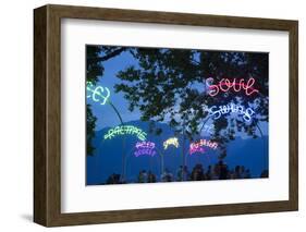 Montreux During the Jazz Festival, Lake Geneva, Vaud, Switzerland-Jon Arnold-Framed Photographic Print