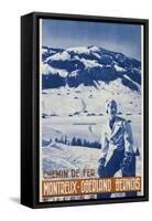 Montreux Oberland Bernois Poster-null-Framed Stretched Canvas