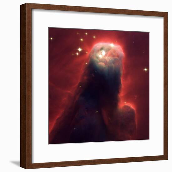 Montrous Star Forming Pillar of Gas and Dust-null-Framed Poster