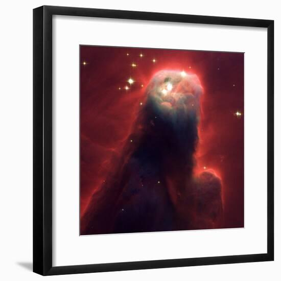 Montrous Star Forming Pillar of Gas and Dust-null-Framed Poster