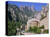 Montserrat Monastery Founded in 1025, Catalunya (Catalonia) (Cataluna), Spain, Europe-Gavin Hellier-Stretched Canvas