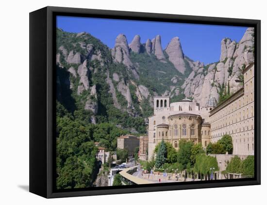 Montserrat Monastery Founded in 1025, Catalunya (Catalonia) (Cataluna), Spain, Europe-Gavin Hellier-Framed Stretched Canvas