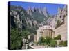 Montserrat Monastery Founded in 1025, Catalunya (Catalonia) (Cataluna), Spain, Europe-Gavin Hellier-Stretched Canvas