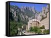 Montserrat Monastery Founded in 1025, Catalunya (Catalonia) (Cataluna), Spain, Europe-Gavin Hellier-Framed Stretched Canvas